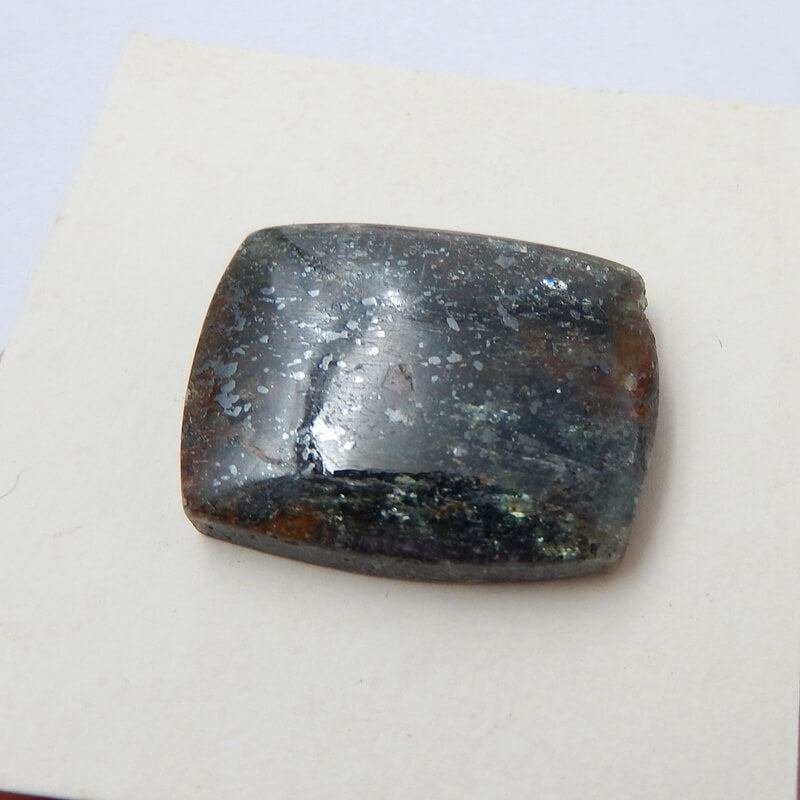 Natural Blue Kyanite Gemstone Cabochon, 22x17x5mm, 5.3g - MyGemGarden