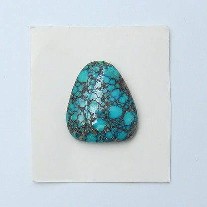 Natural Turquoise Gemstone Cabochon, 21x18x5mm, 3g - MyGemGarden