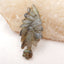 Vintage Hand Carved Labradorite Gemstone Indian Head Pendant , 67x30x8mm, 16.1g - MyGemGarden