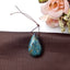 Natural Turquoise Pendant Bead, 24x14x9mm, 3.7g - MyGemGarden