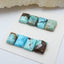 8 PCS Natural Turquoise Rectangle Flatback Gemstone Cabochon, 9x6x3mm, 3.6g - MyGemGarden