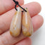 Natural Pink opal Earrings Pair, stone for Earrings making, 25x10mm, 5.2g - MyGemGarden