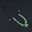 Natural Prehnite Gemstone Necklace, Adjustable Necklace, 1 Strand, 16-24 inch, 58g