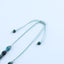 Natural Chrysocolla Gemstone Necklaces, Chrysocolla Pendant Necklace, Adjustable Necklace, 1 Strand, 22-30 inch, 126g