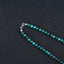 Natural Chrysocolla, Amethyst, Rose Quartz Beads for Necklace 1 Strand, 22 inch, 48g