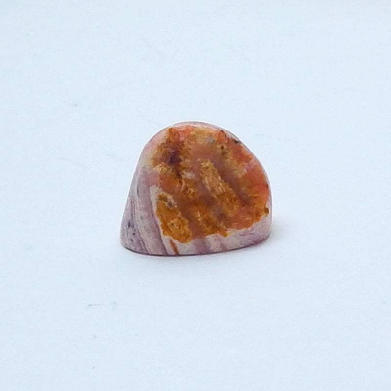 Natural Argentina Rhodochrosite Gemstone Cabochon, 20x16x10mm, 5.7g - MyGemGarden