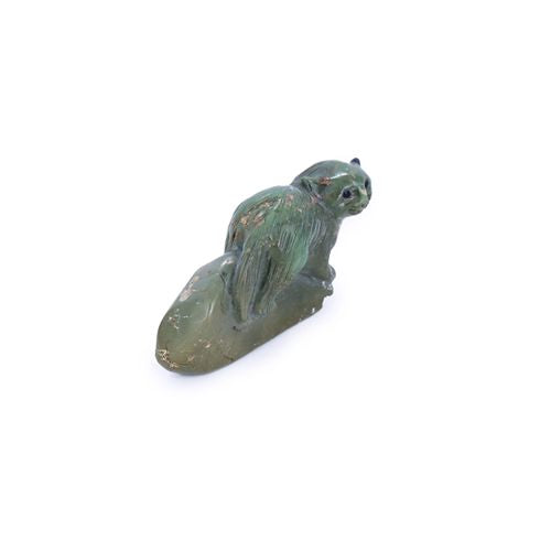 Popular Turquoise Carved Cat Gemstone Cabochon for Luck, 24x44x11mm, 12.6 - MyGemGarden