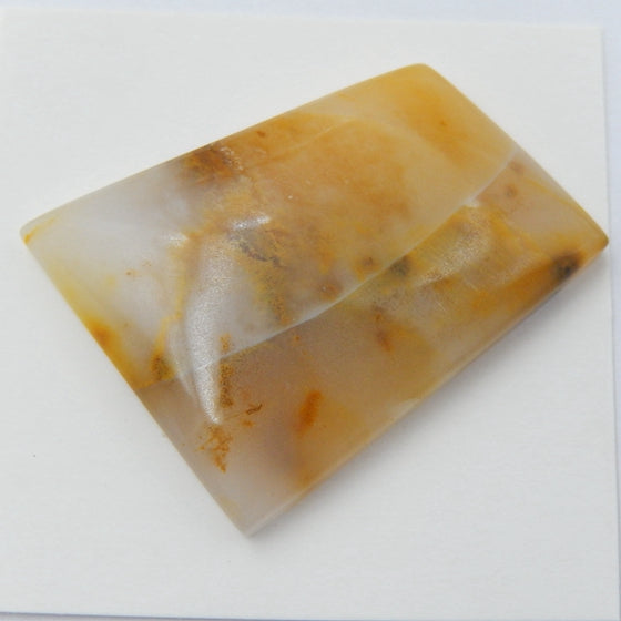 Ocean Jasper Gemstone Natural Cabochon, 29x24x6mm, 7.5g - MyGemGarden