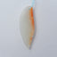 Amazonite carved leaf Pendant Bead, 37x13x5mm, 3.8g - MyGemGarden