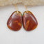Natural Multi-Color Picasso jasper Earrings Pair, stone for Earrings making, 23x17x3mm, 4.7g - MyGemGarden