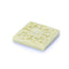 Carved Flower Square Serpentine Gemstone Cabochon, 41x8mm, 32.4g - MyGemGarden