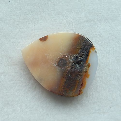 New Ocean Jasper Fashion Natural Stone Cabochon 37x32x6mm 11g - MyGemGarden
