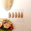 5 Pcs Chohua Jasper Cabochons (Have Hole), 33X12X5mm, 15.5g - MyGemGarden