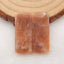 Natural Sun Stone Rectangle Cut Cabochon Pair, Stone For Jewelry Making, 24x10x3mm, 3.3g