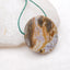Natural Ocean Jasper Pendant Bead 32X8mm, 12.8g