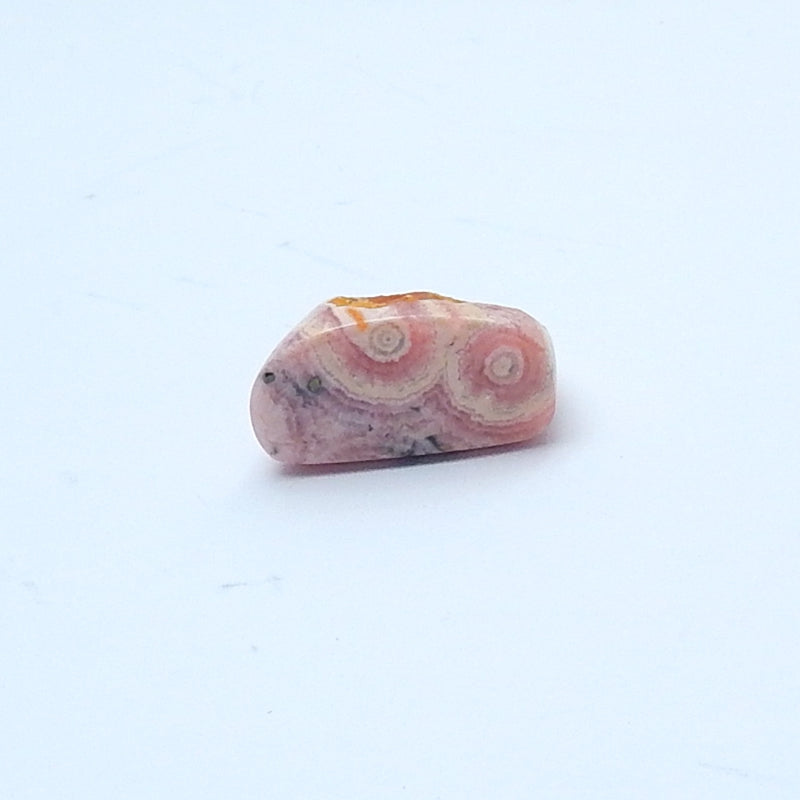 Natural Argentina Rhodochrosite Gemstone Cabochon, 20x16x10mm, 5.7g - MyGemGarden