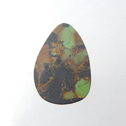 Natural Turquoise Flatback Gemstone Cabochon, 30x21x5mm, 4.5g - MyGemGarden