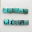 10 PCS Natural Turquoise Square Flatback Gemstone Cabochon, 6x6x3mm, 2.2g - MyGemGarden