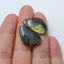 Natural Labradorite Gemstone Cabochon Pair, 22x13x4mm, 4.2g - MyGemGarden