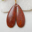 Natural Multicolor Picasso jasper Earrings Pair, stone for Earrings making, 40X15X6mm, 8.7g - MyGemGarden