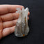 New Arrival ghost quartz hand carved snake Cabochon, Animal Gemstone Decoration, 60x32x22mm, 45.3g - MyGemGarden