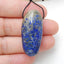 Natural Lapis Lazuli Drilled Gemstone Pendant Bead, 35x10x12mm, 10.7g - MyGemGarden