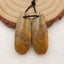 Natural Yellow Opal Earrings Stone Pair, stone for earrings making, 29x11x4mm, 4.0g
