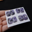 New Arrival 4 Pairs Beautiful Charoite cabochons, 18x13x4mm, 18x13x3mm, 12.6g - MyGemGarden