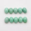 10 PCS Natural Turquoise Cabochons 6x4x3mm, 1.4g