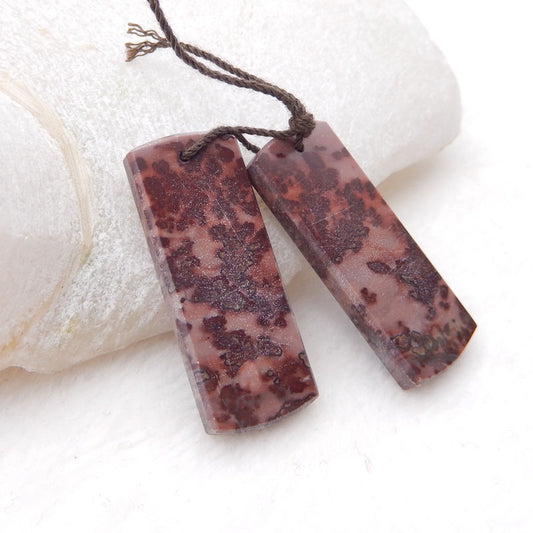 Natural  Chohua Jasper Earring Beads 33x13x3mm, 8.1g