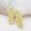 Natural Serpentine Earring Beads 32X11X5mm, 5.6g