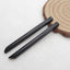 Natural Obsidian Long Earring Beads 56x4x4mm, 4.2g