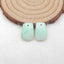 Natural Chrysoprase Earring Beads 15x10x4mm, 2.3g
