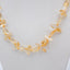 Beau collier de perles irrégulières en vrac de pierres précieuses de quartz jaune pour amoureux, 1 brin