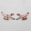Paire de Boucles d'Oreilles Jaspe Mookaite Naturel, 50x27x4mm,12.2g