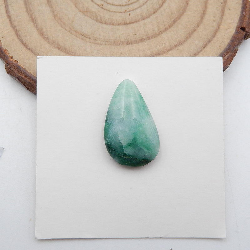 Natural Chrysocolla Cabochon 19x12x4mm, 2.0g