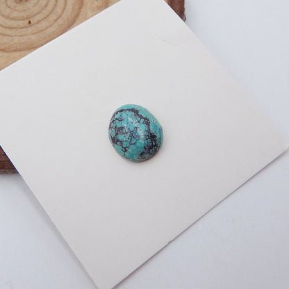 Natural Turquoise Cabochon 10x9x4mm, 0.6g
