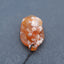 Nouveau pendentif en agate de fleur de cerisier naturelle sculptée, 61 x 31 x 22 mm, 42,7 g.