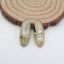 Natural Green Kyanite Cabochons Paired 22x8x4mm, 3.1g