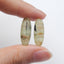 Natural Green Kyanite Cabochons Paired 22x8x4mm, 3.1g