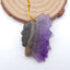 Perle pendentif en améthyste naturelle sculptée avec tête indienne, 42 x 26 x 7 mm, 10,9 g