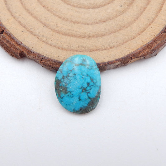 Natural Turquoise Cabochon 17x13x3mm, 1.1g