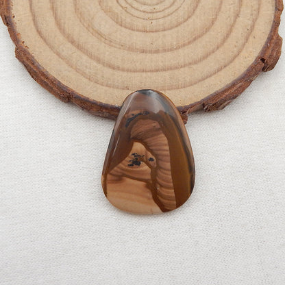Natural Biggs Jasper Cabochon 26x20x3mm, 3g