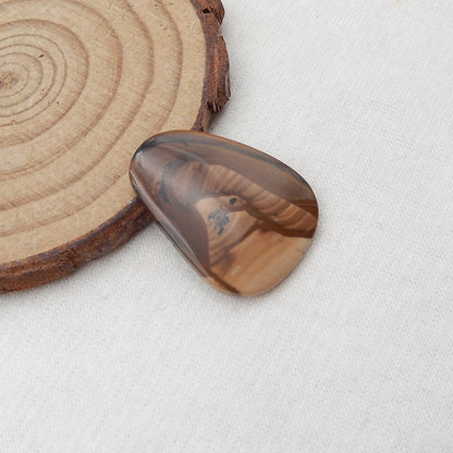 Natural Biggs Jasper Cabochon 26x20x3mm, 3g