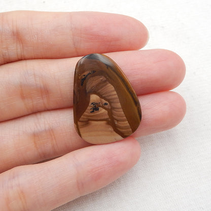 Natural Biggs Jasper Cabochon 26x20x3mm, 3g