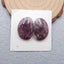 Natural Ocean Jasper Cabochons Paired 22x15x4mm, 5.1g