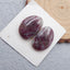Natural Ocean Jasper Cabochons Paired 22x15x4mm, 5.1g
