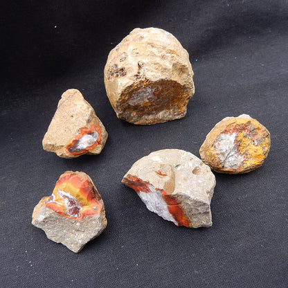 Natural Warring States Red Agate Material, 640g