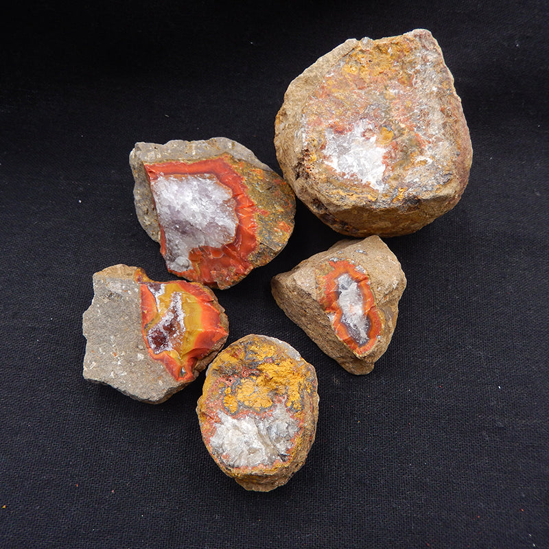 Natural Warring States Red Agate Material, 640g
