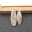 2 PCS Natural Crazy Lace Agate Pendant Beads 37x4x12mm, 30x10X4mm, 5g